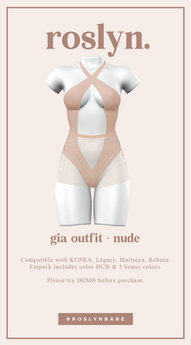 Second Life Marketplace - roslyn. gia outfit. nude